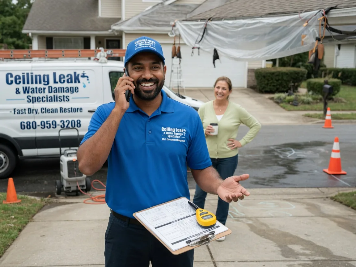 Ceiling Leak Cleanup Bullock, NC FAQs